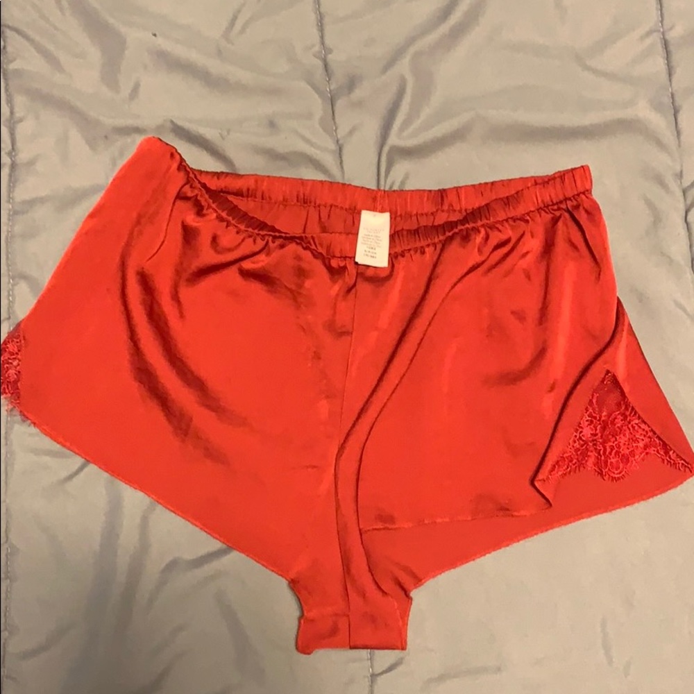 VS silk sleep shorts